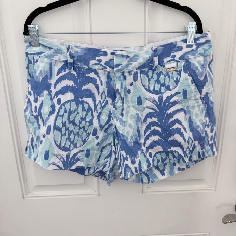 Lilly Pulitzer Callahan Shorts 10 | Tropi Call Me Serene Blue